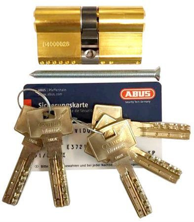 Механизм цилиндровый Abus Bravus 4000 MX (Абус) 60 мм (30*30) латунь, кл/ключ